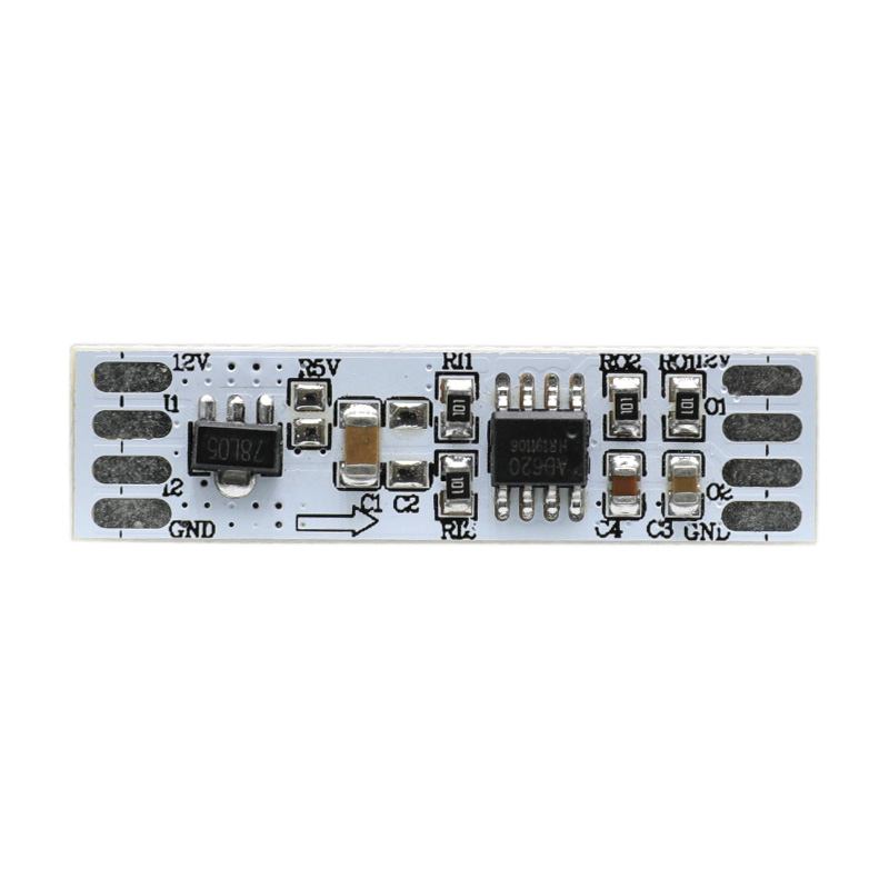 DC12-24V Mini SPI Amplifier for 3Pin Single Signal and 4Pin Backup Addressable LED Strip Lights